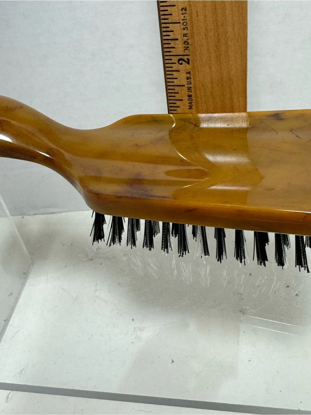 Avon natural performance, men’s club brush, hairbrush tortoise Brown NWOB